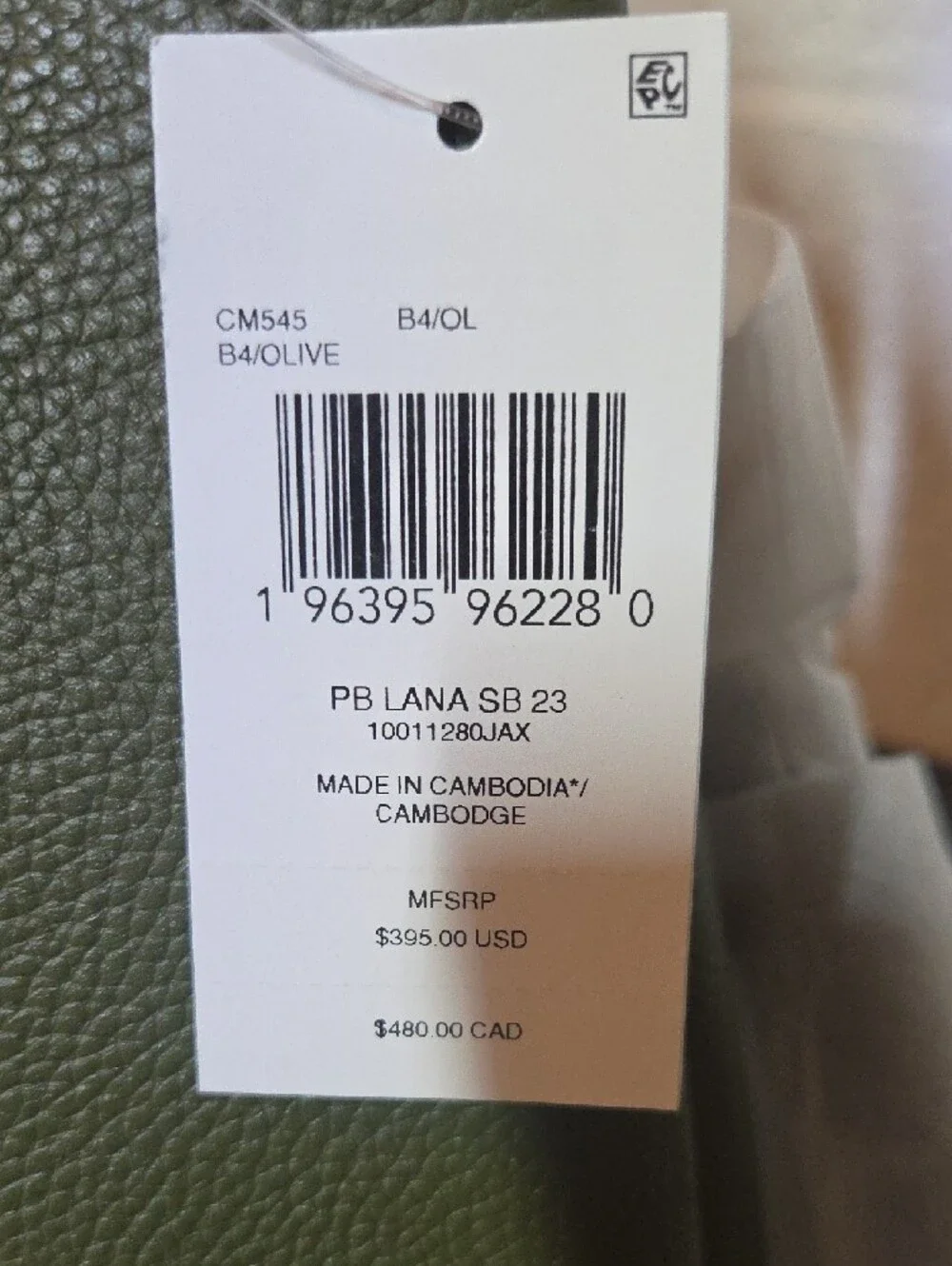 Coach Olive Lana Pebbled Leather Small Top-Handle Satchel